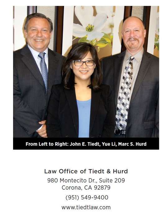 泰合律师事务所 – Law offices of Tiedt and Hurd-951-549-9400