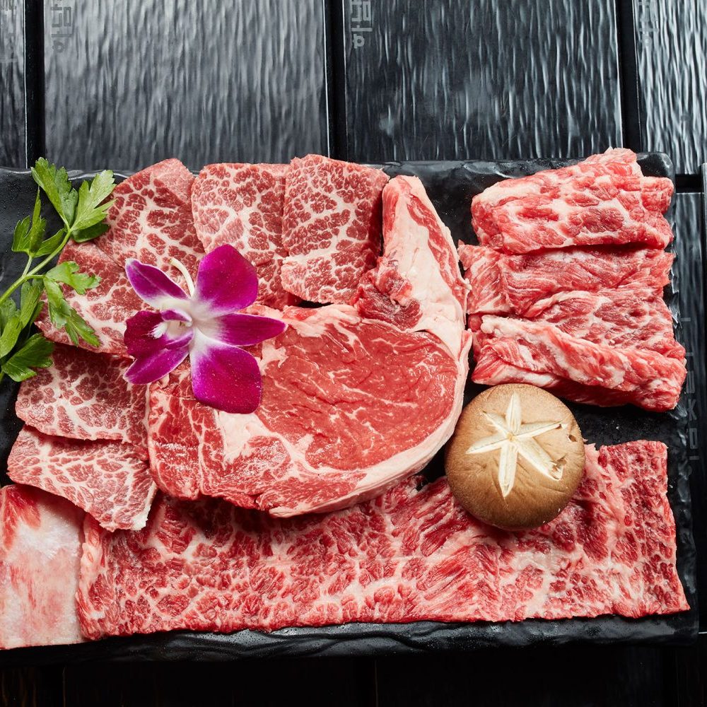 顶级安格斯黑牛拼盘