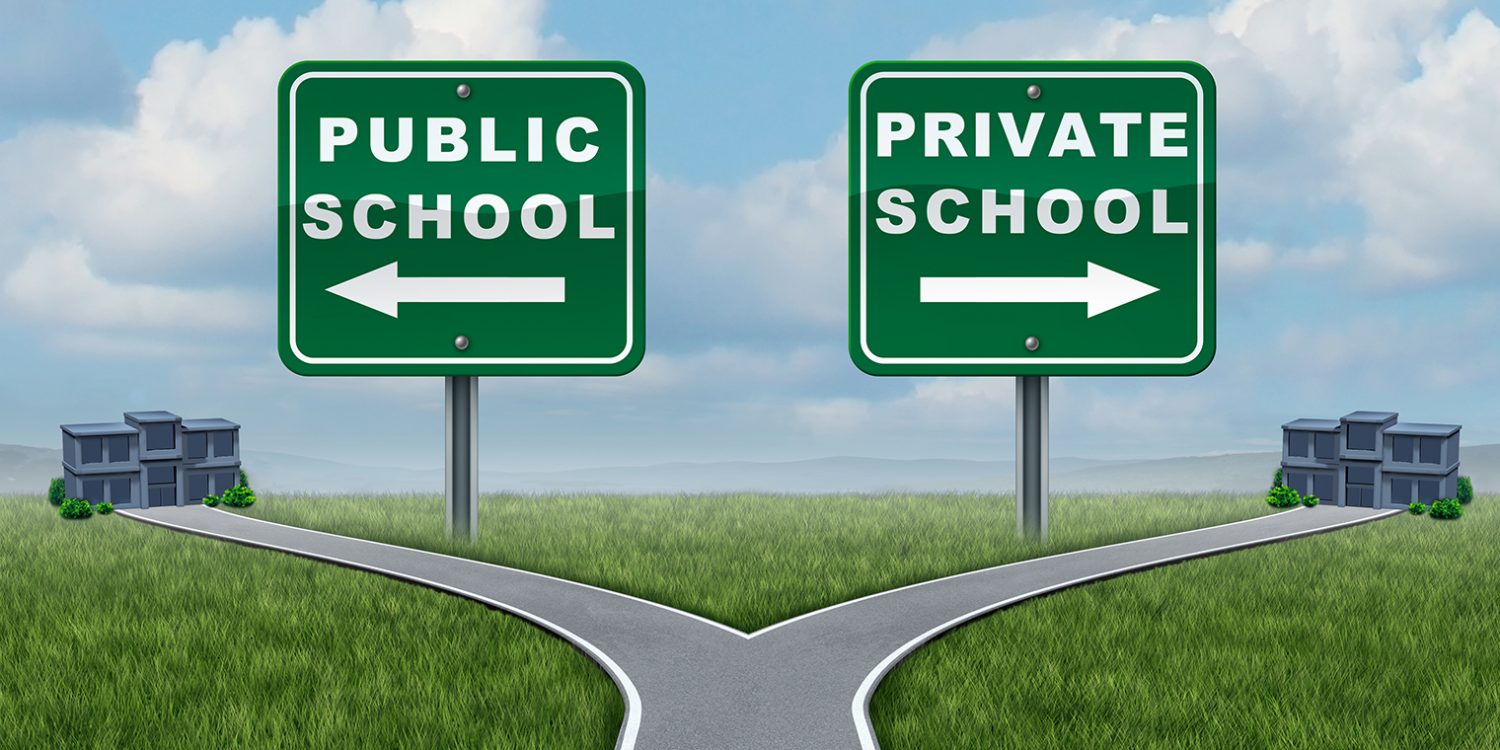 美国私立学校与公立学校