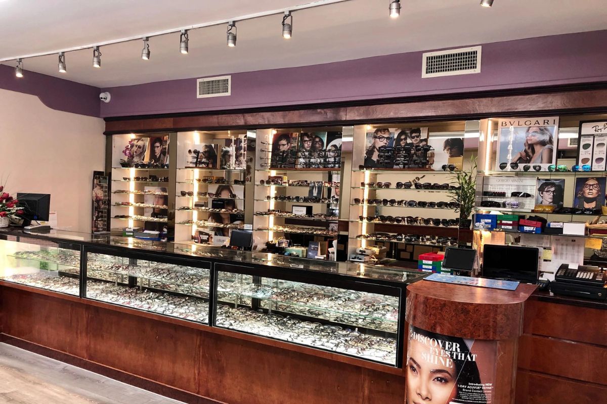 法拉盛 配眼镜 第一眼科眼镜