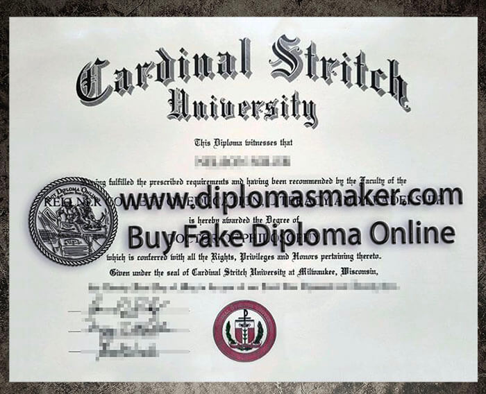 How to buy a fake Cardinal Stritch University degree online?
