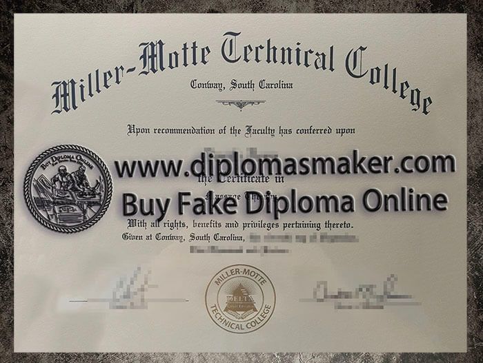 Buy a fake Miller Motte Technical College degree online.