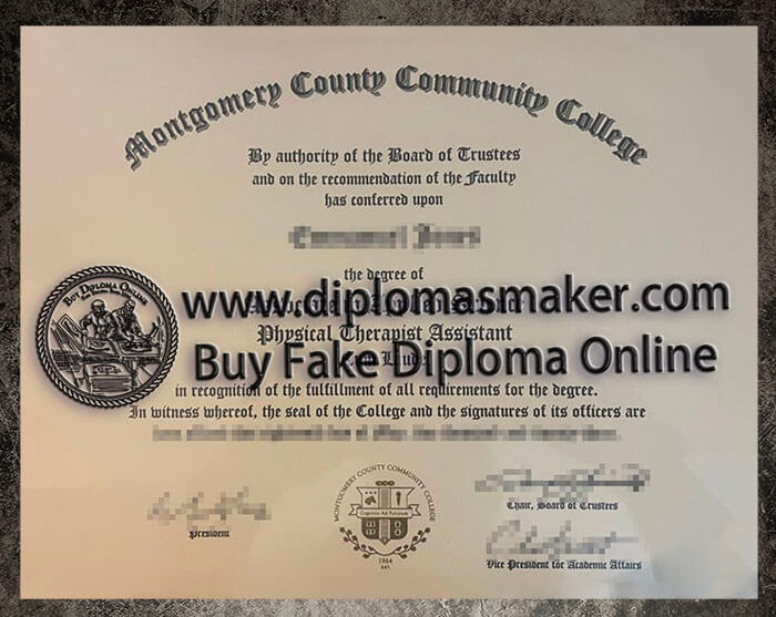 Buy a fake Montgomery County Community College degree.