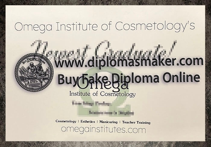 How to buy a fake Omega Institute of Cosmetology certificate