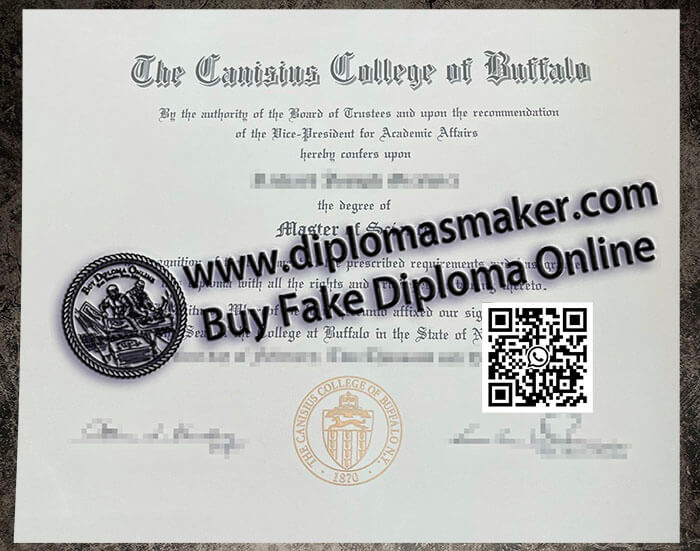 How to make a fake Canisius College iof Buffalo degree?
