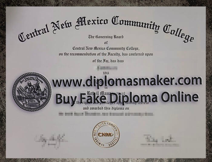 Buy a fake Central New Mexico Community College degree.