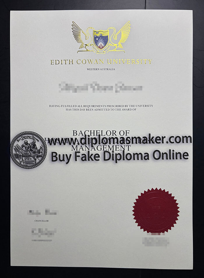 How to make a fake Edith Cowan University degree online?