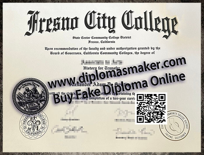 How to make a fake Fresno City College degree online?