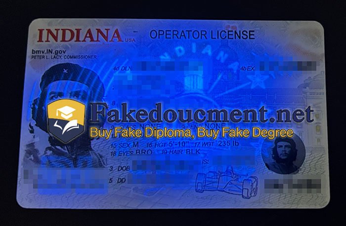 How to make a fake Indiana Operator License online?
