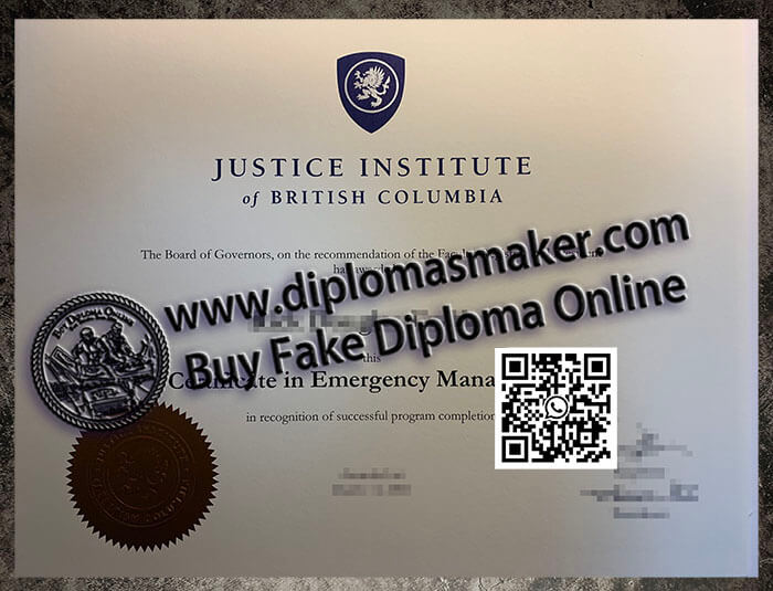 Obtain Justice Institute of British Columbia certificate.