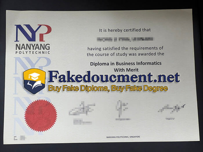 How to make a fake Nanyang Polytechnic degree online?