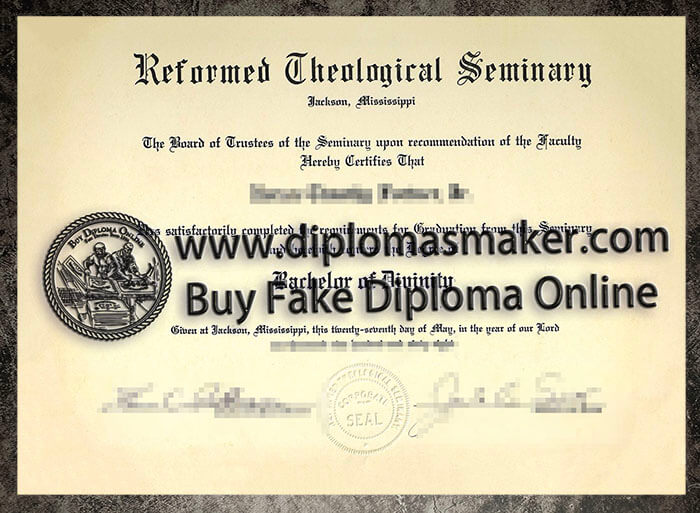 Obtain a fake Reformed Theological Seminary degree online.