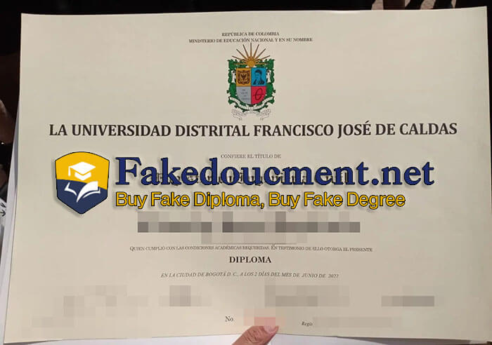 Buy Universidad Distrital Francisco Jose de Caldas degree.