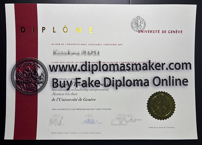 How to make a fake Universite de Geneve degree online?