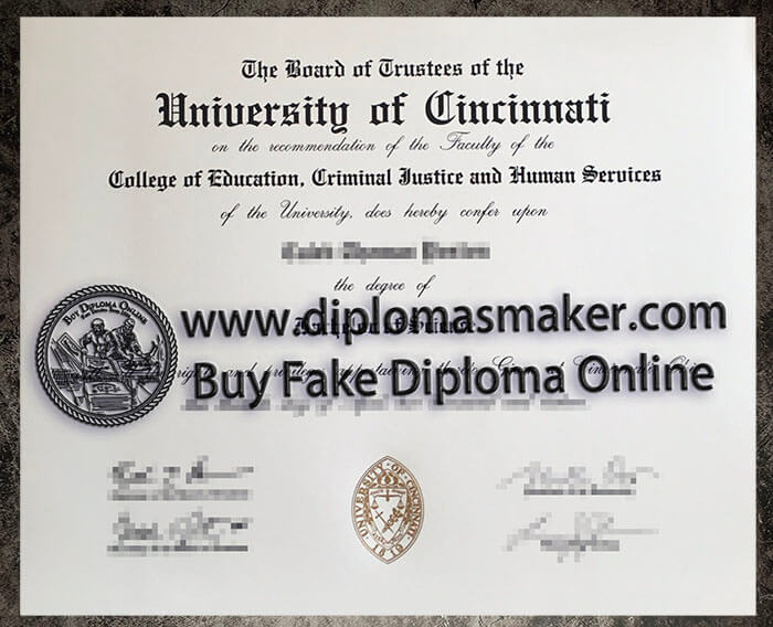 How to make a fake University of Cincinnati degree online?
