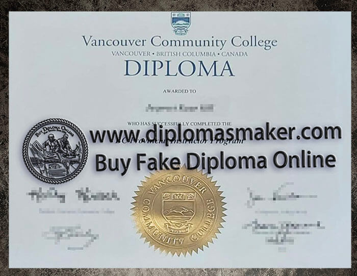 How to make a fake Vancouver Community College degree?