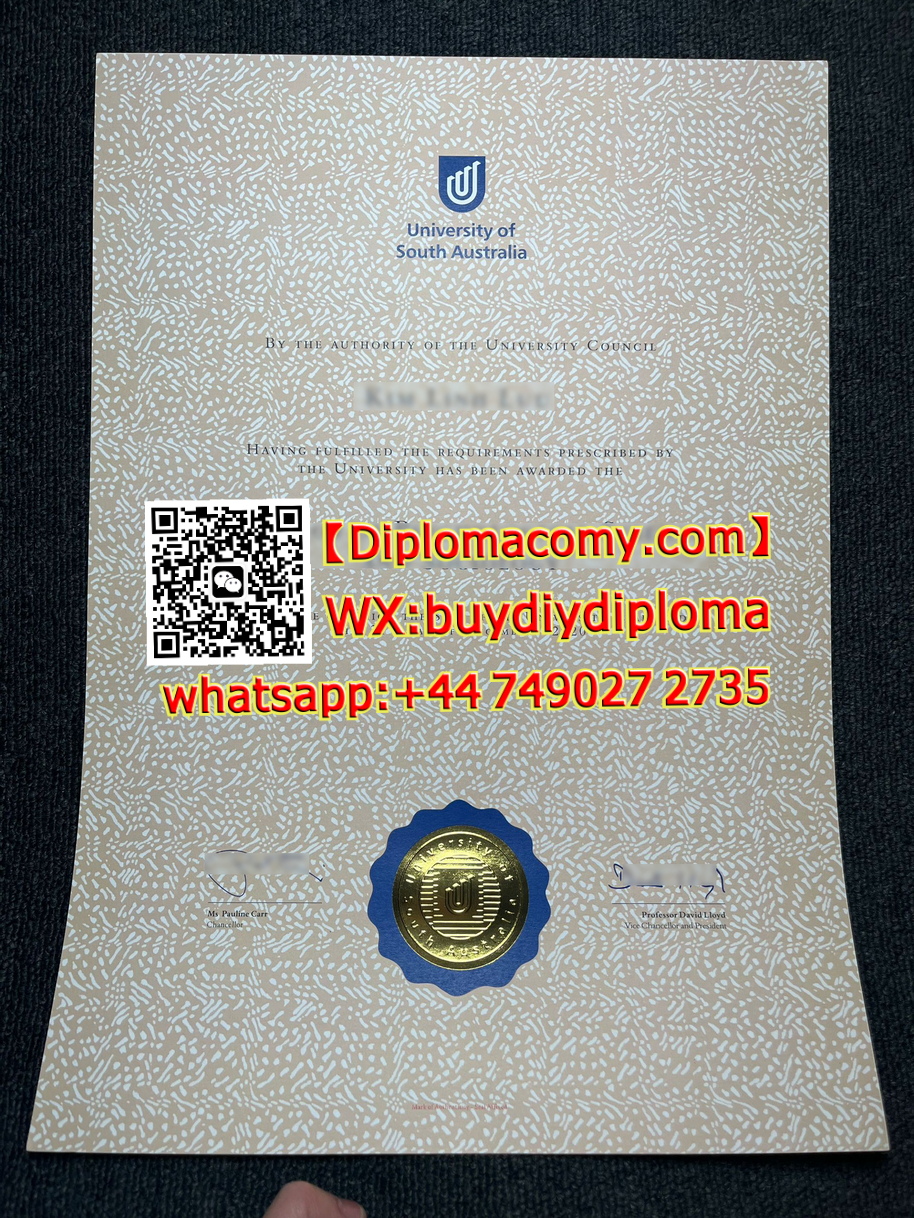 快速购买南澳大学文凭,高仿南澳大学文凭,Buy fake University diploma of South Australia: Telegram: @Facy90