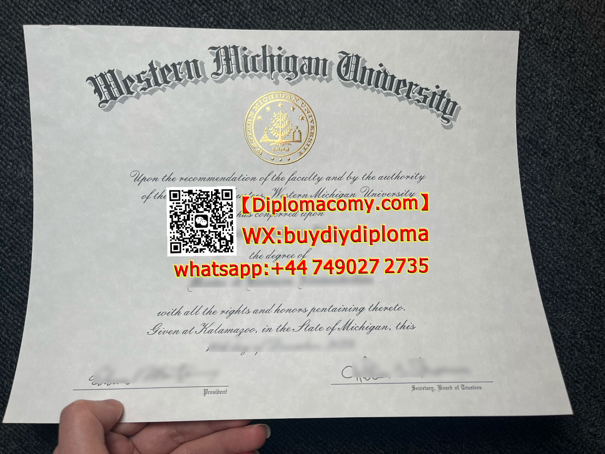 加急仿制:西密歇根大学毕业证速成秘籍,Western Michigan University diploma,Whatsapp:+44 7490272735