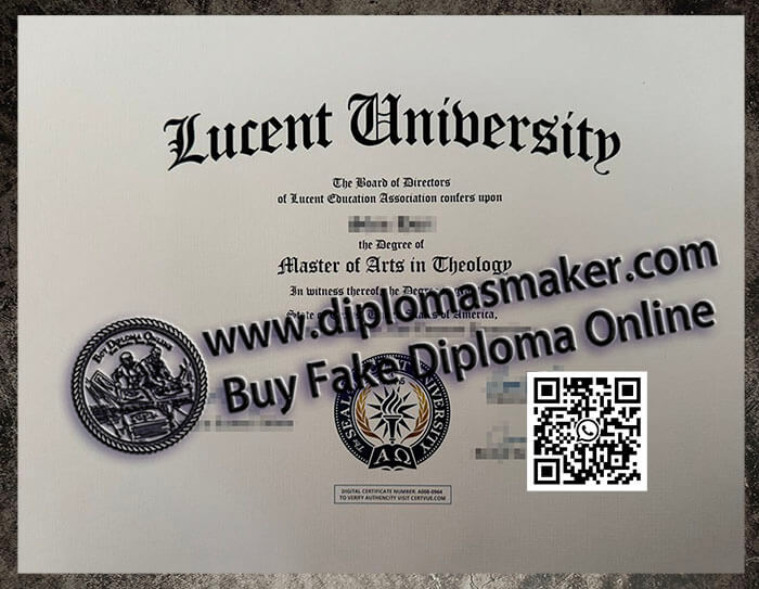 How to make a fake Lucent University degree online?