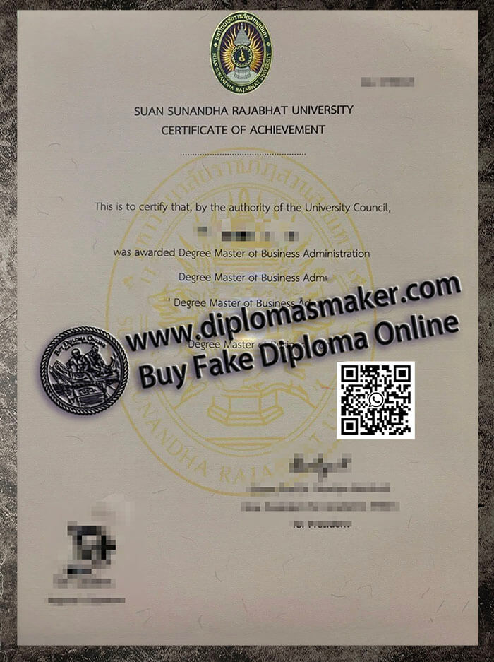Obtain a fake Suan Sunandha Rajabhat University degree.