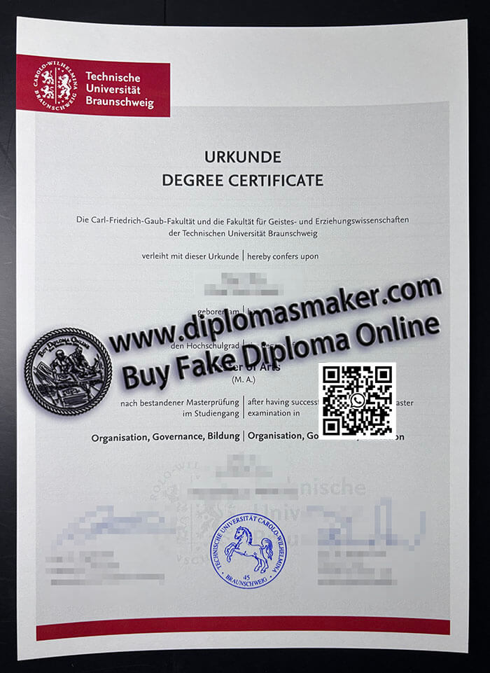 Buy a fake Technische Universität Braunschweig degree.