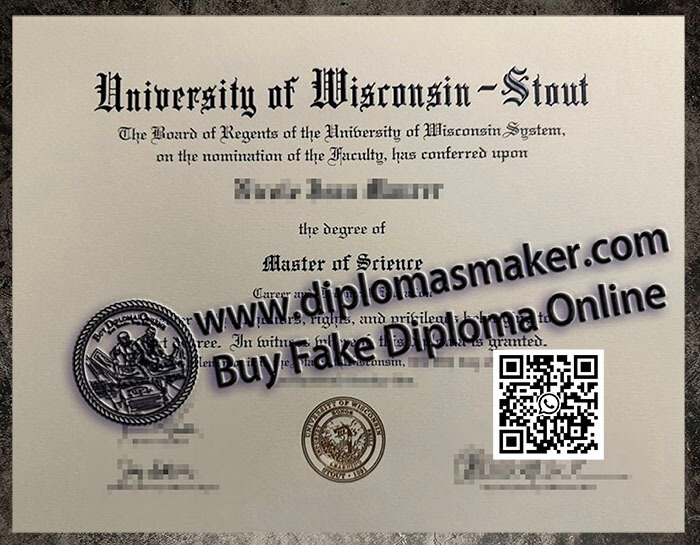 How to make a fake University of Wisconsin Stout degree?