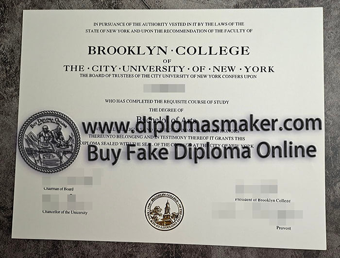 Is it easy to buy a fake Brooklyn College degree online?