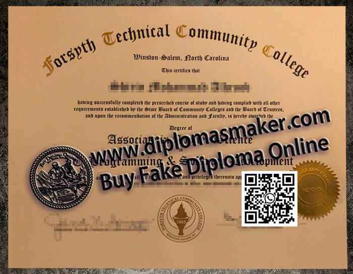 Make a fake Forsyth Technical Community College degree?