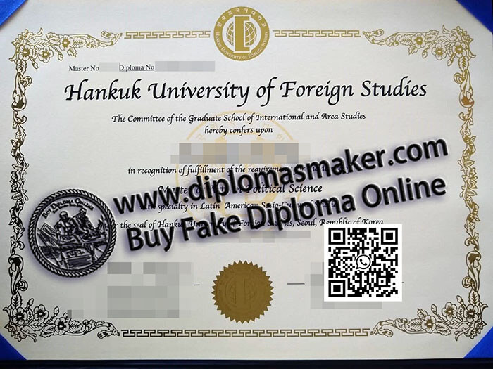 Obtain a fake Hankuk University of Foreign Studies degree.